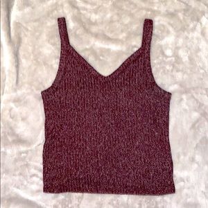 American Eagle Knit Cropped Tank top